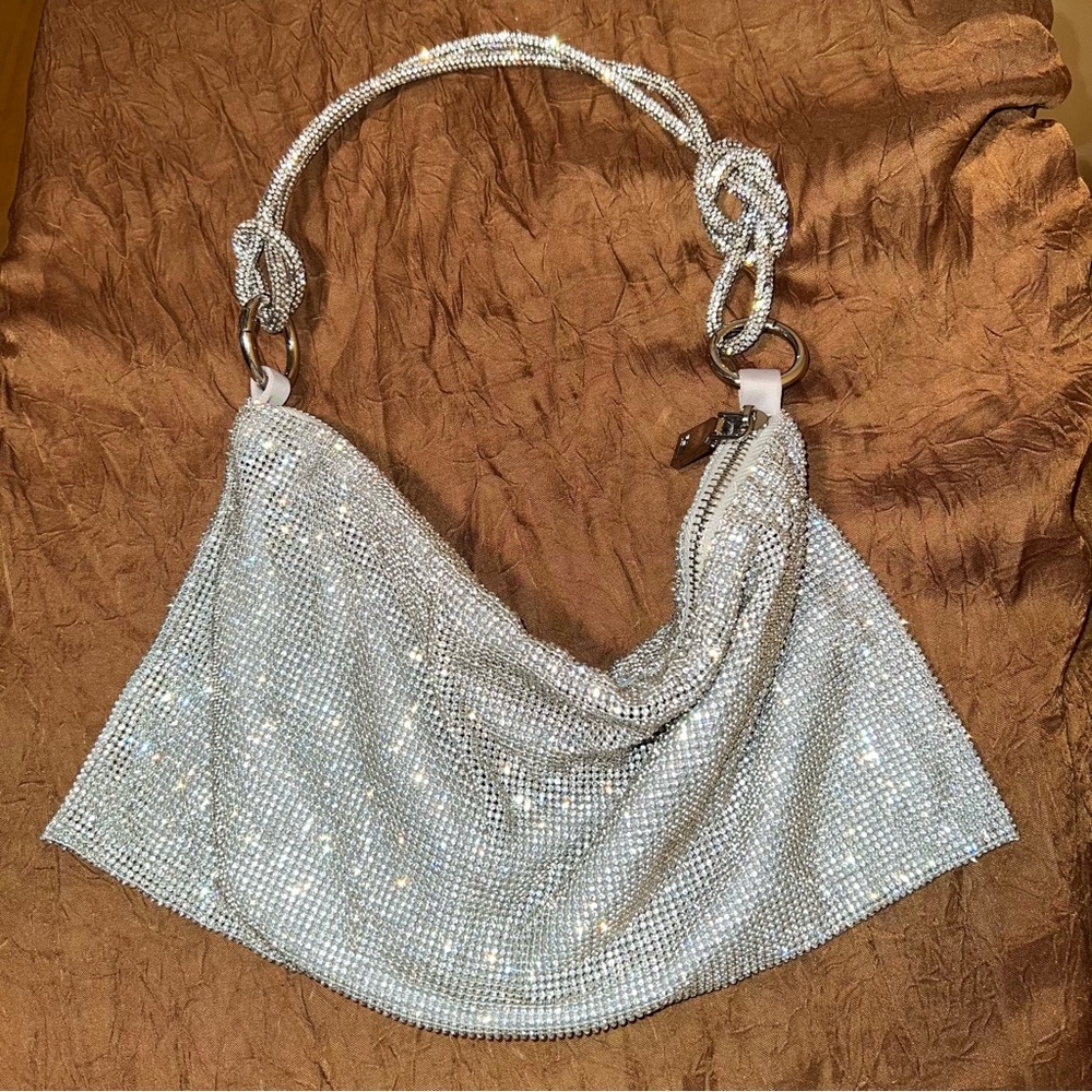 Rhinestone Shoulder Bag — Gabrielle New York